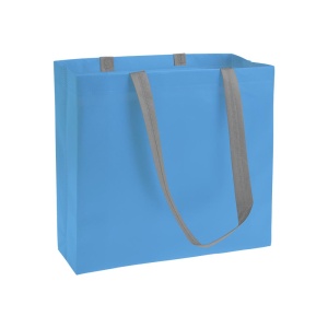 ON™ Laminated non-woven fabric shopping bag with gusset and long handles