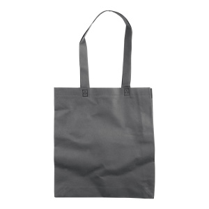 ON™ Heat-sealed 80 g/m2 non-woven fabric shopping bag with gusset and long handles