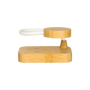 ON™ Multifunctional bamboo lamp with 15W wireless charger