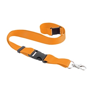 ON™ Lanyard with snap hook, safety release and key release clasps