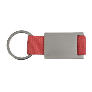 ON™ Metal and nylon key ring in a black box