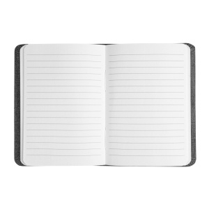 ON™ R-PET cover notebook with elastic, 50 white ruled sheets