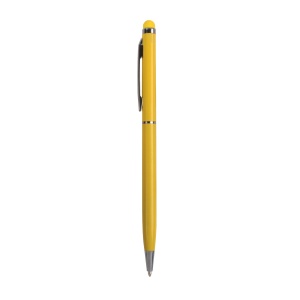 ON™ Twist pen with metal clip and barrel, and matching touchscreen rubber tip
