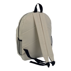 ON™ 600D polyester 6-pocket backpack (two mesh side pockets). Front pocket with velcro