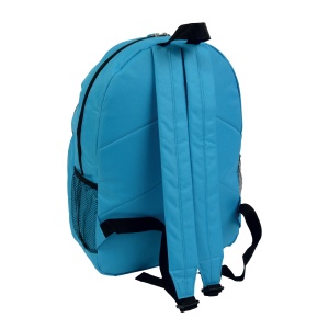 ON™ 600D polyester 6-pocket backpack (two mesh side pockets). Front pocket with velcro