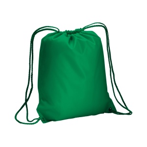 ON™ 210T polyester backpack with drawstring closure and reinforced corners
