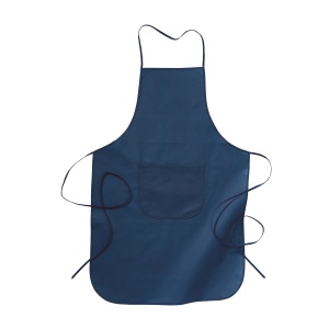 ON™ Non-woven fabric (80 g/m2) long cooking apron with front pocket, 60 x 90 cm