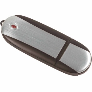 ON™ 4 GB silver ABS pen drive with transparent coloured edges. Upload on request