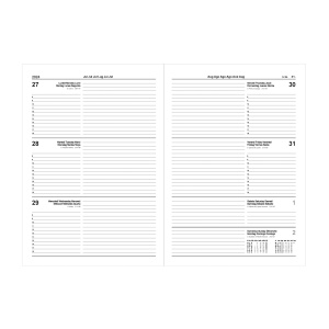 ON™ Weekly diary 2025 with PU cover