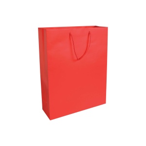 ON 157 g/m2 matte laminated paper shopping bag with gusset and bottom reinforcement - Img 2