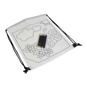 ON 5 ceară cu secțiuni transversale cilindrice, în pungă mini colorată din material nețesut - Img 3