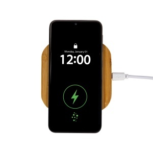 ON Bamboo wireless charger pad Input 5V/2A , Output 5V/1A , Transmission power 10W - Img 3