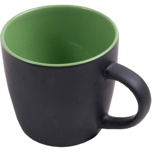ON Cană ceramică neagră cu interior colorat (cutie) (0,35 L)