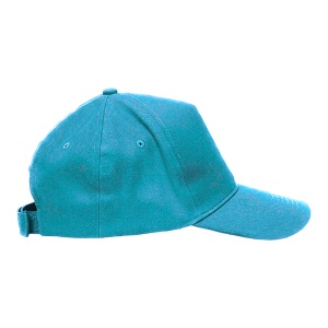 ON Cotton 5-panel cap with 2 mm-thick visor, embroidered eyelets and adjustable velcro strap - Img 17