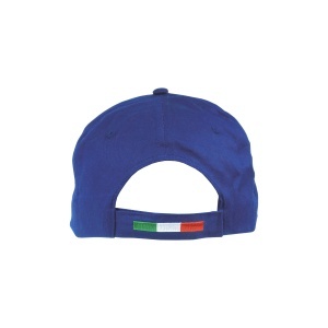ON Cotton 5-panel cap with three-colour piping and Italian flag embroidery on the strap - Img 6