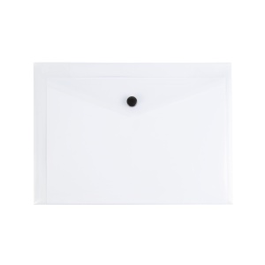ON Document holder envelope in 150 micron PP with 1 pocket and clip closure (A5)