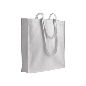 ON Geantă de bumbac 180 g/m2 cu mânere lungi și clin