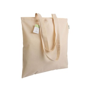 ON Geantă de cumpărături din bumbac organic 140 g/m2, cu mânere lungi
