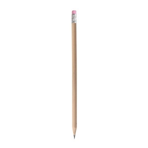 ON HB pencil in natural wood with graphite lead, cylindrical, with coloured lead (tempered) - Img 4
