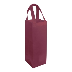 ON Heat-sealed 100 g/m2 non-woven fabric bottle shopping bag, short handles - Img 3