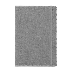 ON Notebook cu copertă R-PET și elastic, 50 de coli albe cu linii