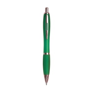 ON Plastic snap pen with coloured barrel, matching rubberised grip and metal clip - Img 5