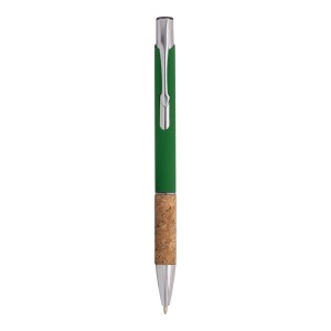 ON Rubberized alluminium snap pen, cork grip and chrome-plated details - Img 3