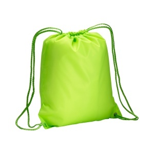 ON Rucsac din poliester fluorescent 210T cu închidere cu șnur și colțuri întărite
