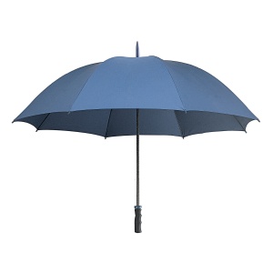 ON Umbrelă de golf automată cu sistem de protecție împotriva trăsnetului, tijă din bachelită, mâner cauciucat