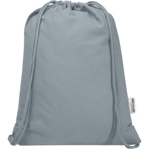 PF Sac Oregon Blend 140 g/m² GRS reciclat cu șnur de strângere, 5L