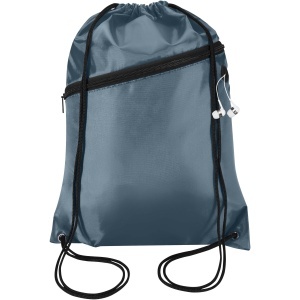 Oriole RPET drawstring bag with zipped front pocket 5L - Img 27