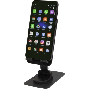 PF™ Alhena recycled plastic foldeable phone holder with metal desk stand - Img 2