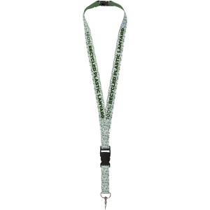 PF™ Balta recycled PET lanyard with safety breakaway and buckle