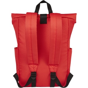 PF™ Byron 15.6" GRS RPET roll-top backpack 18L