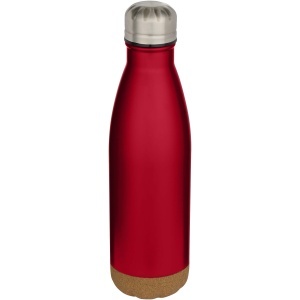PF™ Cove 500 ml double wall vacuum insulated stainless steel water bottle with cork details - Img 1