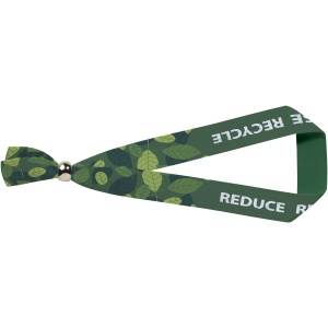 PF™ Evi recycled PET festival bracelet with metal closure