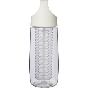 PF™ HydroFruit 700 ml recycled plastic sport bottle with flip lid and infuser