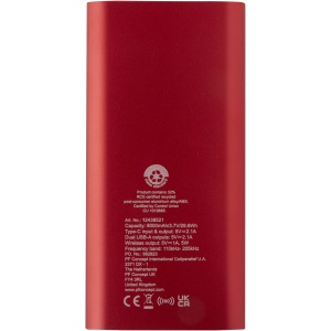 PF™ Juice 8000 mAh Type-C recycled aluminium wireless power bank