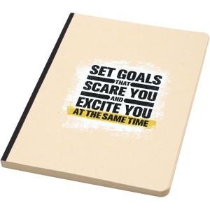 PF™ Liliana A5 sugarcane and RPET soft cover notebook - Img 8