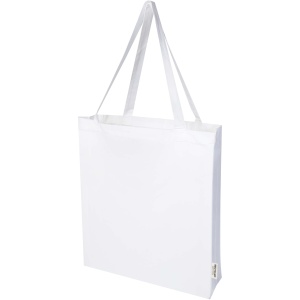PF™ Madras 140 g/m² GRS recycled cotton gusset tote bag
