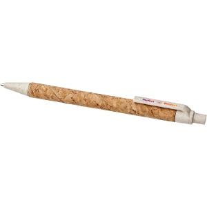 PF™ Midar cork and wheat straw ballpoint pen (black ink) - Img 16
