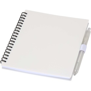 PF™ Niove set carnet copertă moale din plastic reciclat și pix (cerneală albastră) - Img 2