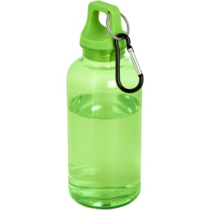 PF™ Oregon 400 ml RCS certified recycled plastic water bottle with carabiner