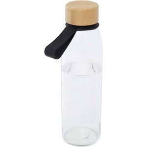PF™ Porto 500 ml glass water bottle with silicone handle and bamboo lid - Img 5