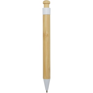 PF™ Rattan bamboo and recycled plastic ballpoint pen (black ink)