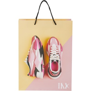 PF™ Handmade 170 g/m2 integra paper bag with plastic handles - X large