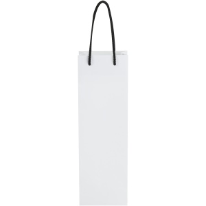 PF™ Handmade 170 g/m2 integra paper wine bottle bag with plastic handles