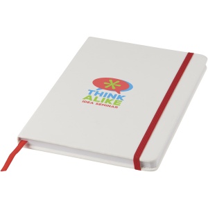 PF™ Spectrum A5 white notebook with coloured strap - Img 1
