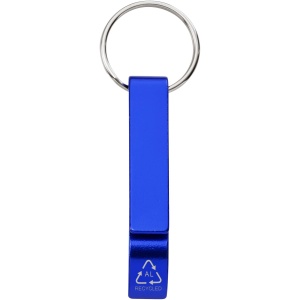 PF™ Tao RCS recycled aluminium bottle and can opener with keychain