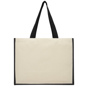 PF™ Varai 320 g/m² canvas and jute shopping tote bag 23L